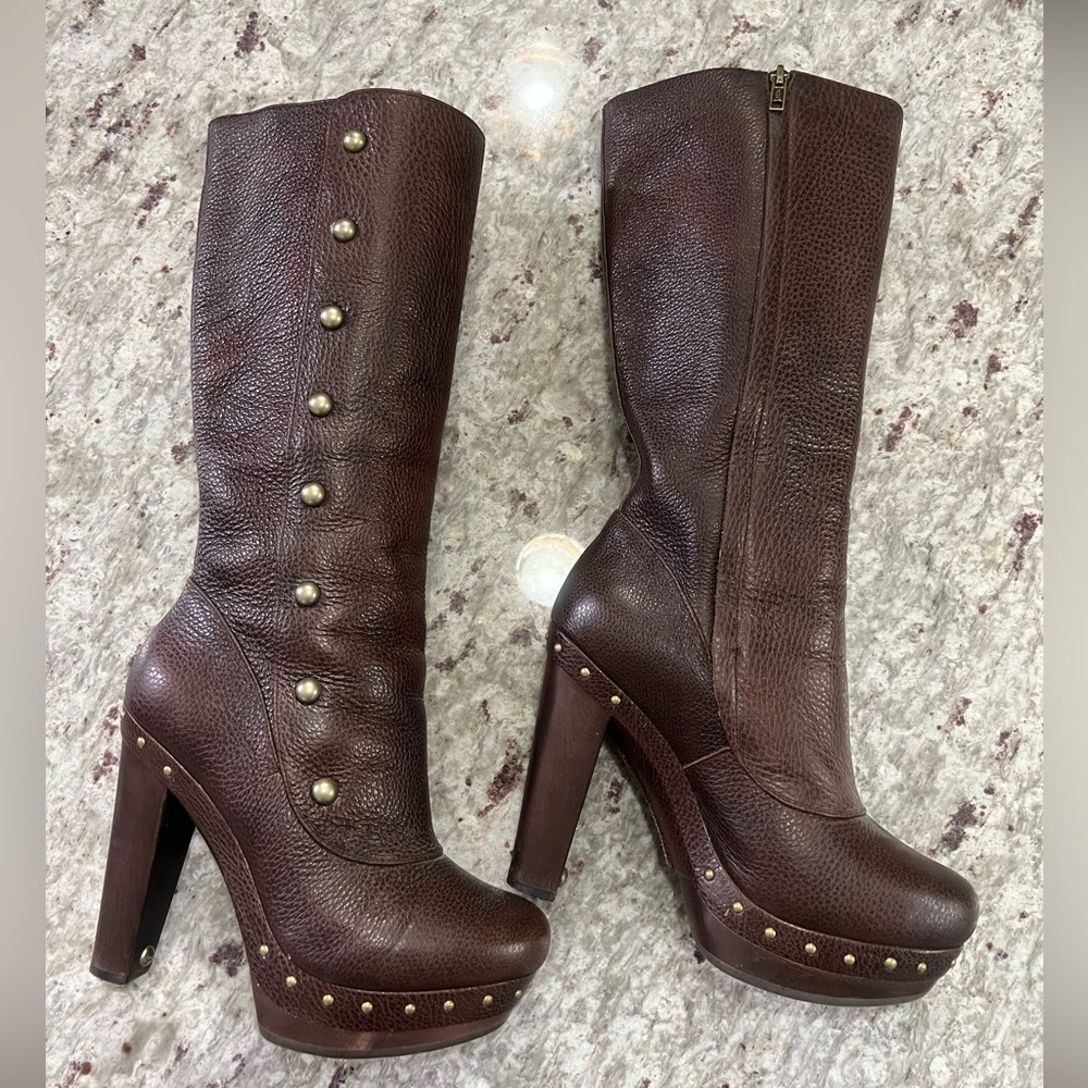 UGG Australia Brown Leather Boots